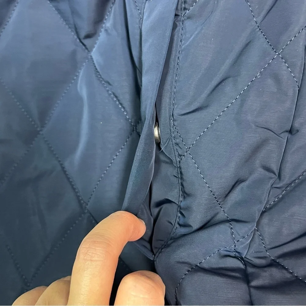 Amazon Essentials Kids Dark Blue Quilted Jacket L